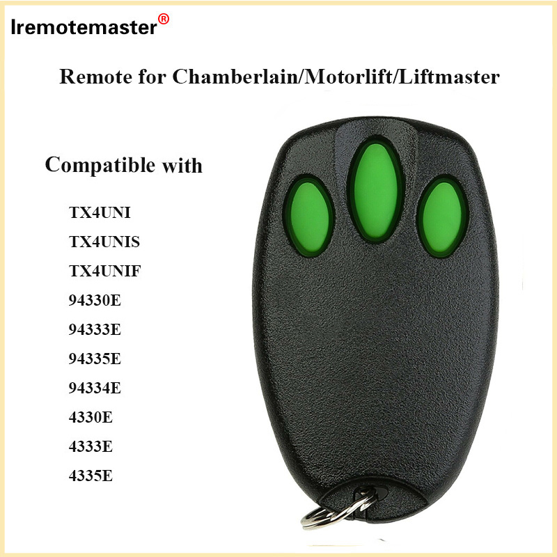 Remote for Liftmaster TX2R2V/94335E/4335E