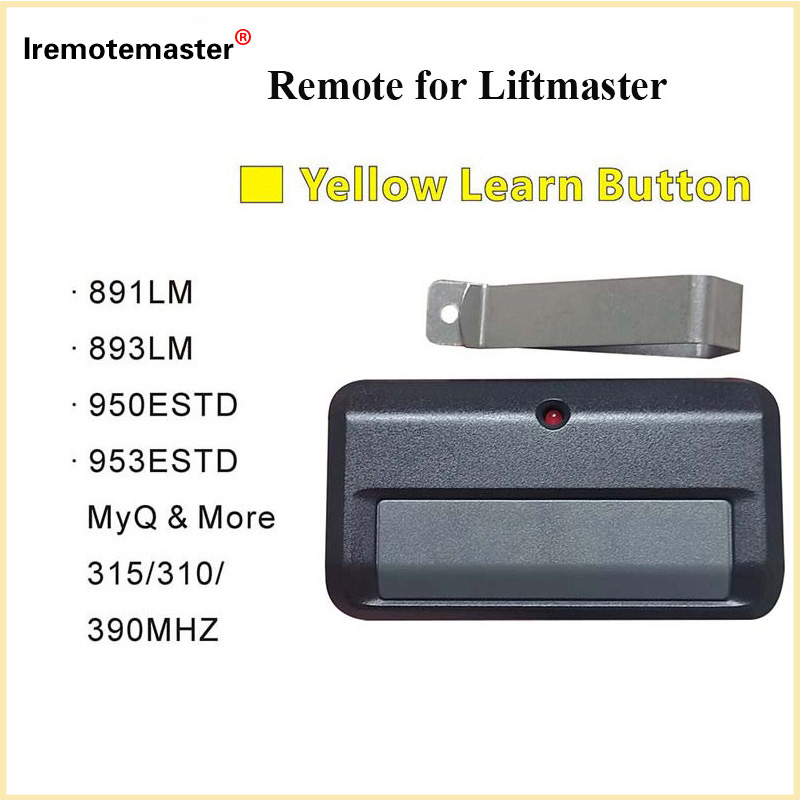 Remote for Liftmaster Yellow Learn Button